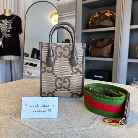 Gucci Handbags - SOLD 📌Gucci Jumbo GG Mini Tote Bag